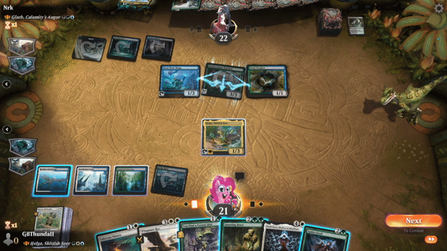 Watch MTG Arena Video Replay - Helga, Skittish Seer by GBThundaII VS Glarb, Calamity's Augur by Nrk - MWM Yargle Standard Brawl