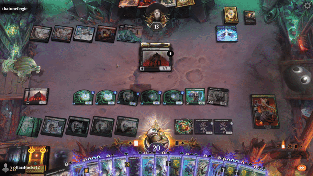 Watch MTG Arena Video Replay - Golgari Midrange by HamHocks42 VS Temur Control by thatonefergie - Standard Challenge Match