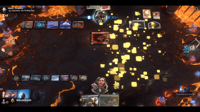 Watch MTG Arena Video Replay - Dimir Control by MikuMikuMi VS Jund Sacrifice by smol_Tendee - Explorer Traditional Ranked