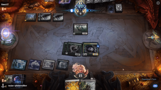 Watch MTG Arena Video Replay -  by tayjay-plainswalker VS Mono Black Devotion by Sims117 - Historic Play
