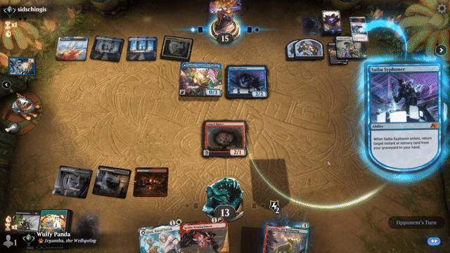 Watch MTG Arena Video Replay - Mardu Aggro by Wulfy Panda VS 5 Color Omnath by sidschingis - Timeless Traditional Ranked
