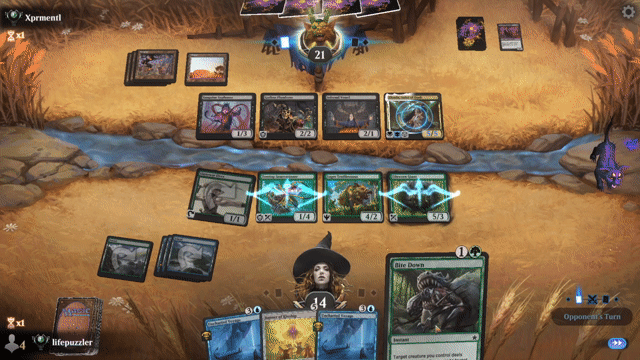 Watch MTG Arena Video Replay - GU by lifepuzzler VS BW by Xprmentl - Premier Draft Ranked