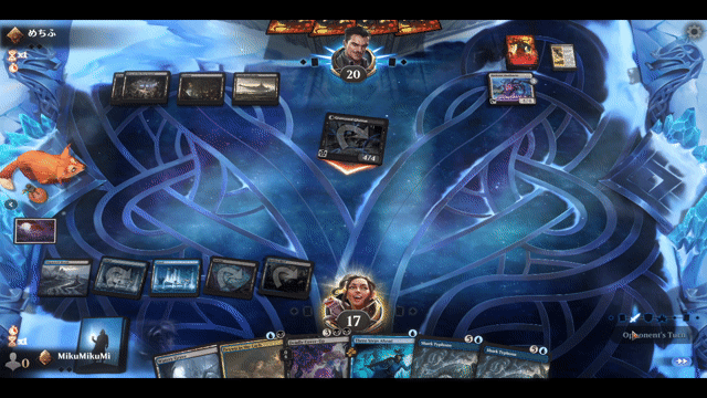 Watch MTG Arena Video Replay - Dimir Control by MikuMikuMi VS Mono Black by めちふ - Explorer Traditional Ranked