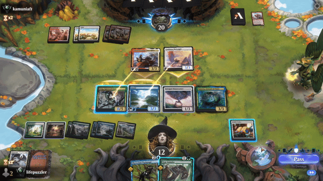 Watch MTG Arena Video Replay - BGUW by lifepuzzler VS RW by kamuniaft - Premier Draft Ranked