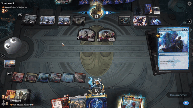 Watch MTG Arena Video Replay - Rogue by HPWizard VS Tergrid, God of Fright by 3rentmau5 - Historic Brawl