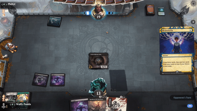 Watch MTG Arena Video Replay - Golgari Reanimator by Wulfy Panda VS Temur Midrange by PhilGC - Timeless Traditional Ranked
