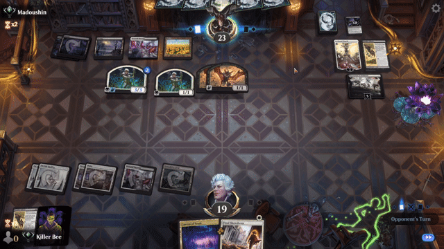 Watch MTG Arena Video Replay - Orzhov Control by Killer Bee VS Orzhov Control by Madoushin - Standard Ranked