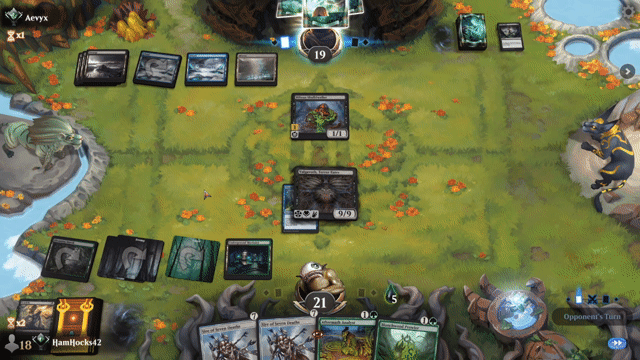 Watch MTG Arena Video Replay - Golgari Midrange by HamHocks42 VS Dimir Control by Aevyx - Standard Ranked