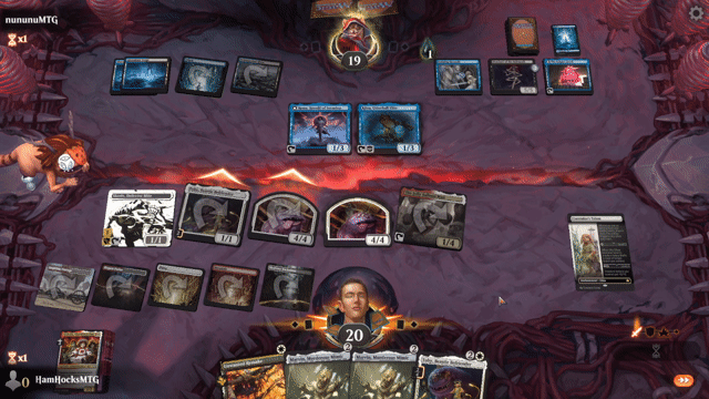 Watch MTG Arena Video Replay - Mardu Legends by HamHocksMTG VS Dimir Reenact by nununuMTG - Standard Play - Streamer Event