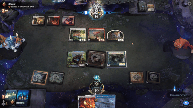 Watch MTG Arena Video Replay - Dimir Control by saitama VS Mardu Midrange by Elduka1 - Timeless Ranked
