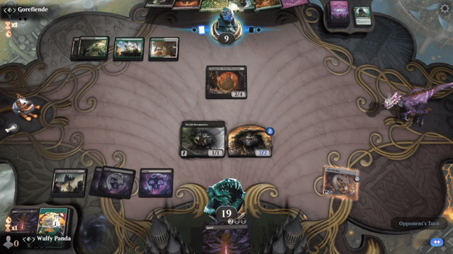 Watch MTG Arena Video Replay - Golgari Reanimator by Wulfy Panda VS Golgari Yawgmoth by Gorefiende - Timeless Traditional Ranked