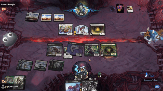 Watch MTG Arena Video Replay - Rogue by HPWizard VS Mono White  by BroncoBoogie - Standard Event