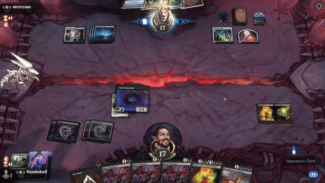 Watch MTG Arena Video Replay - Mono Black Midrange by Numbskull VS Esper Midrange by merrysan - Standard Traditional Ranked