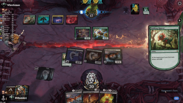 Watch MTG Arena Video Replay - Mono Black Midrange by BSHammer VS Gruul Midrange by Wheeleman - Standard Ranked