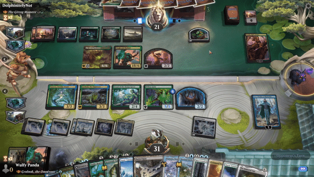 Watch MTG Arena Video Replay - Grolnok, the Omnivore by Wulfy Panda VS The Gitrog Monster by DolphinitelyNot - MWM Yargle Standard Brawl