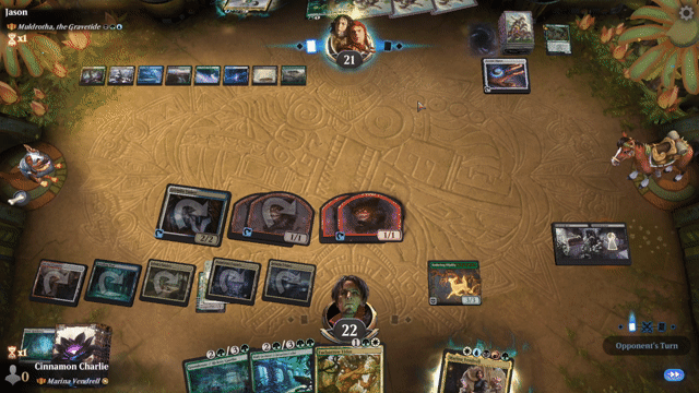 Watch MTG Arena Video Replay - Rogue by Cinnamon Charlie VS Muldrotha, the Gravetide by Jason - Historic Brawl