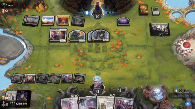 Watch MTG Arena Video Replay - Orzhov Control by Killer Bee VS Mono White Aggro by nero - Standard Ranked