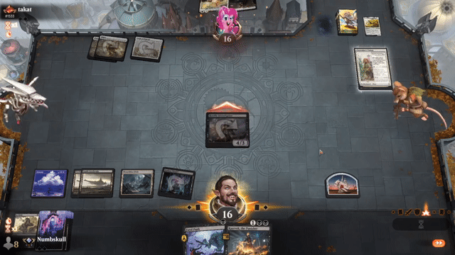 Watch MTG Arena Video Replay - Mono Black Discard by Numbskull VS Mono White Midrange by takat - Explorer Traditional Ranked