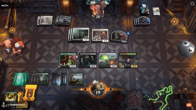 Watch MTG Arena Video Replay - Golgari Midrange by HamHocks42 VS Mono White Midrange by ma7rs - Standard Challenge Match