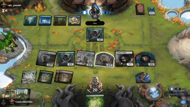 Watch MTG Arena Video Replay - Selesnya Aggro by CunicoliGoblin VS Simic Aggro by vale_psionic - Alchemy Ranked