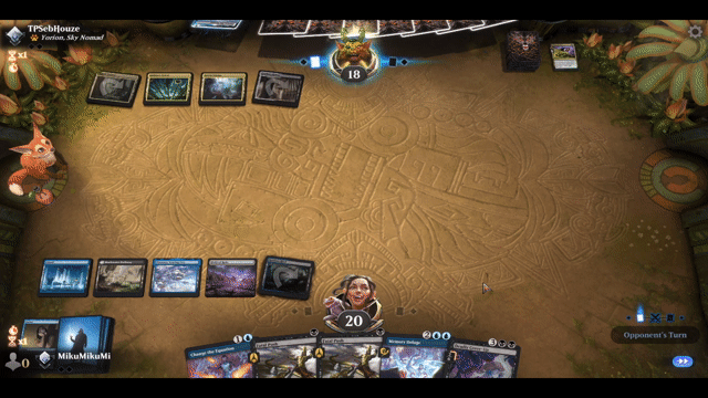 Watch MTG Arena Video Replay - Dimir Control by MikuMikuMi VS Humans by TPSebHouze - Explorer Traditional Ranked