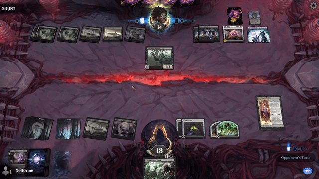 Watch MTG Arena Video Replay - Mono Black Midrange by Xelforme VS Mono Black Midrange by SIGINT - Explorer Challenge Match
