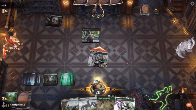 Watch MTG Arena Video Replay - Golgari Midrange by HamHocks42 VS Rogue by vick - Standard Play
