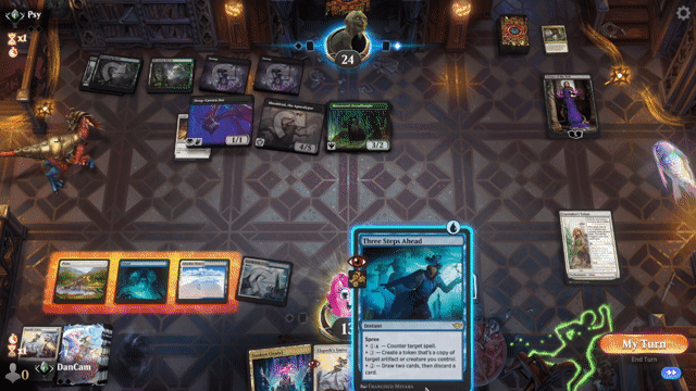 Watch MTG Arena Video Replay -  by DanCam VS Golgari Poison by Psy - Standard Traditional Ranked