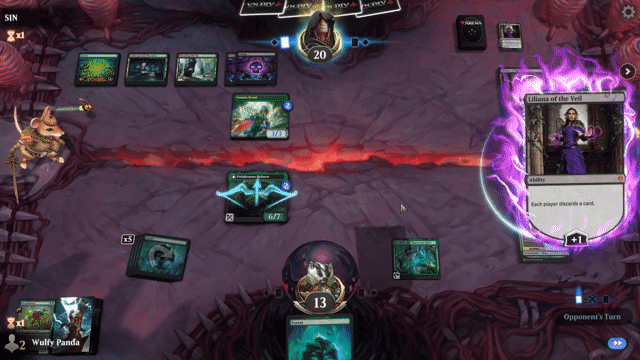 Watch MTG Arena Video Replay -  by Wulfy Panda VS Golgari Poison by SIN - Standard Play