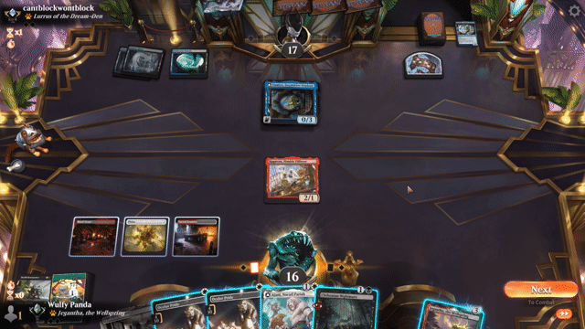 Watch MTG Arena Video Replay - Mardu Aggro by Wulfy Panda VS Dimir Control by cantblockwontblock - Timeless Traditional Ranked