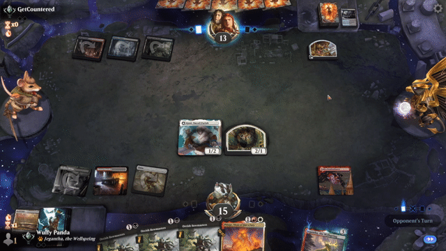 Watch MTG Arena Video Replay - Mardu Aggro by Wulfy Panda VS 4 Color Phoenix by GetCountered - Timeless Traditional Ranked