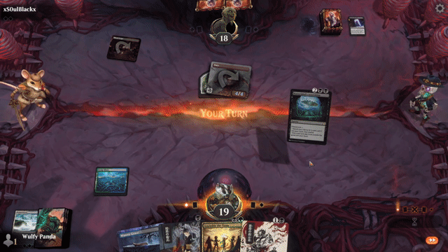 Watch MTG Arena Video Replay - Show and Tell by Wulfy Panda VS Jund Midrange by xS0ulBlackx - Timeless Challenge Match