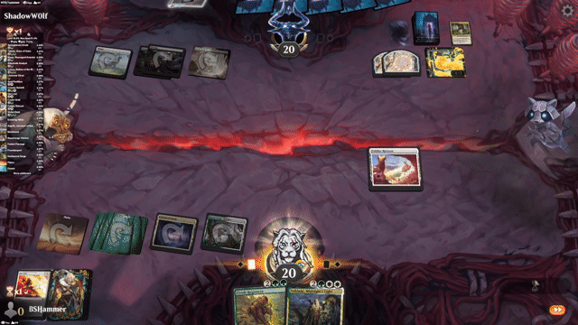 Watch MTG Arena Video Replay - Selesnya Midrange by BSHammer VS Orzhov Midrange by ShadowW0lf - Standard Play