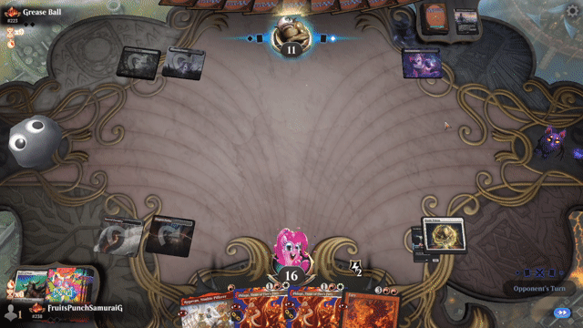 Watch MTG Arena Video Replay - Rogue by FruitsPunchSamuraiG VS Golgari Storm by Grease Ball - Timeless Traditional Ranked