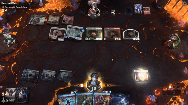Watch MTG Arena Video Replay - Dimir Control by Leifr VS Boros Aggro by HereHoldThis - Historic Play