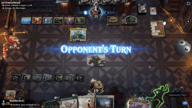 Watch MTG Arena Video Replay - Nethroi, Apex of Death by HamHocks42 VS Glarb, Calamity's Augur by jarvismoonbeam - Historic Brawl Challenge Match