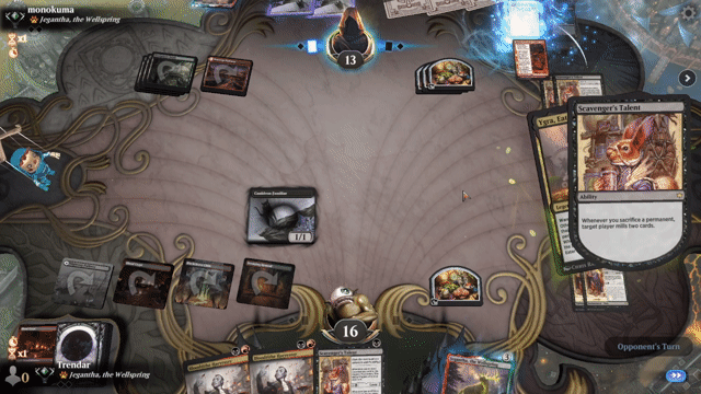 Watch MTG Arena Video Replay - Jund Sacrifice by Trendar VS Jund Sacrifice by monokuma - Explorer Traditional Ranked