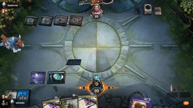 Watch MTG Arena Video Replay - Dimir Midrange by saitama VS Grixis Midrange by Samteria - Timeless Ranked