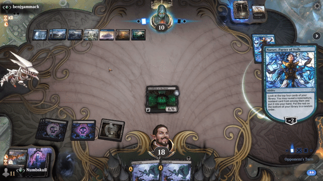 Watch MTG Arena Video Replay - Mono Black OTK by Numbskull VS Dimir Control by benjgammack - Explorer Traditional Ranked