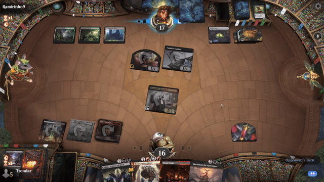 Watch MTG Arena Video Replay - Rakdos Midrange by Trendar VS Golgari Food by Ramirinho9 - Explorer Tournament Match