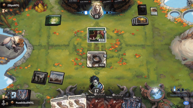 Watch MTG Arena Video Replay - Orzhov Midrange by NumbSkullMTG VS Mono Green by FilipaMTG - Standard Ranked