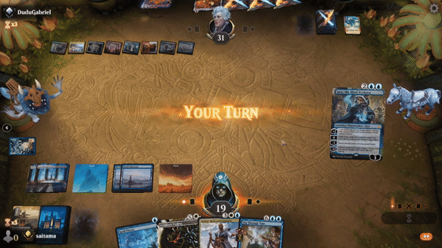 Watch MTG Arena Video Replay - Azorius Control by saitama VS Jeskai Midrange by DuduGabriel - Timeless Ranked