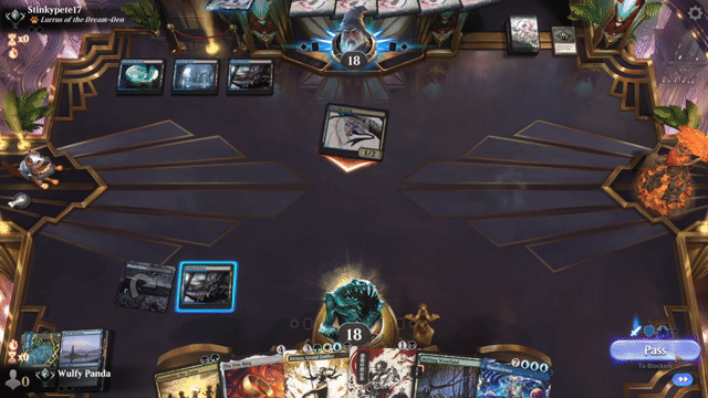 Watch MTG Arena Video Replay - Show and Tell by Wulfy Panda VS Dimir Dredge by Stinkypete17 - Timeless Traditional Ranked