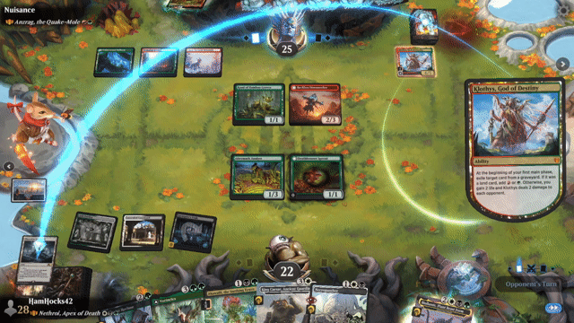 Watch MTG Arena Video Replay - Nethroi, Apex of Death by HamHocks42 VS Anzrag, the Quake-Mole by Nuisance - Historic Brawl Challenge Match