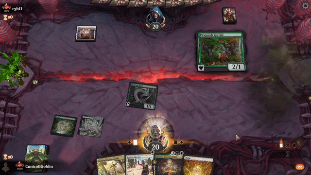 Watch MTG Arena Video Replay - Selesnya Aggro by CunicoliGoblin VS Orzhov Midrange by cgh11 - Alchemy Ranked