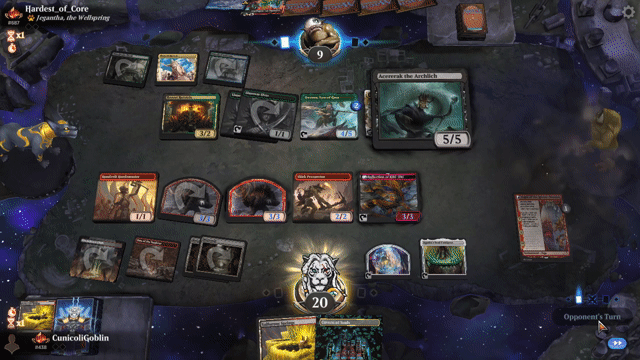 Watch MTG Arena Video Replay - Rakdos Aggro by CunicoliGoblin VS Sultai Midrange by Hardest_of_Core - Explorer Traditional Ranked