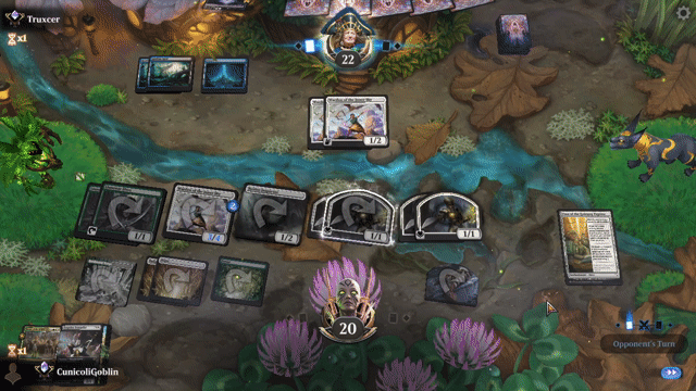 Watch MTG Arena Video Replay - Selesnya Aggro by CunicoliGoblin VS Dimir Midrange by Truxcer - Alchemy Ranked