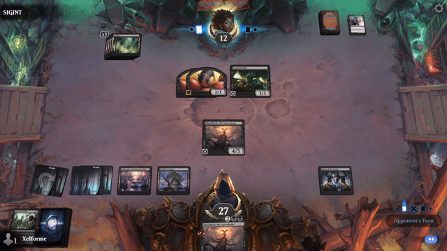 Watch MTG Arena Video Replay - Mono Black Control by Xelforme VS Mono Black Aggro by SIGINT - Explorer Challenge Match