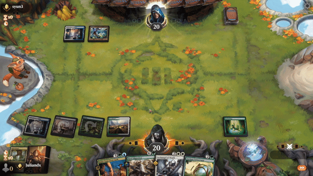 Watch MTG Arena Video Replay -  by Juliandx VS  by syun3 - Standard Traditional Ranked