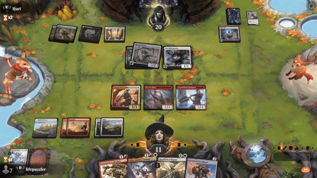 Watch MTG Arena Video Replay - RW by lifepuzzler VS BW by Huri - Premier Draft Ranked